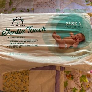 Mama Bear Gentle Touch Diapers Size 1 (49 ct)